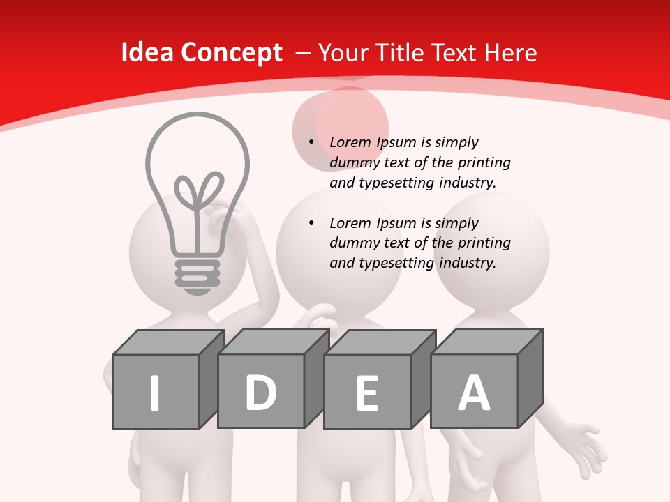 Person Business Service PowerPoint Template