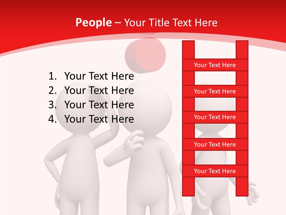 Person Business Service PowerPoint Template