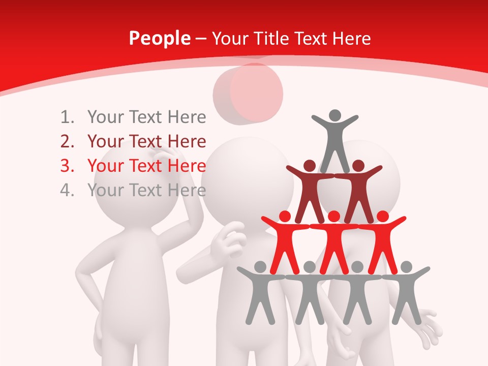 Person Business Service PowerPoint Template