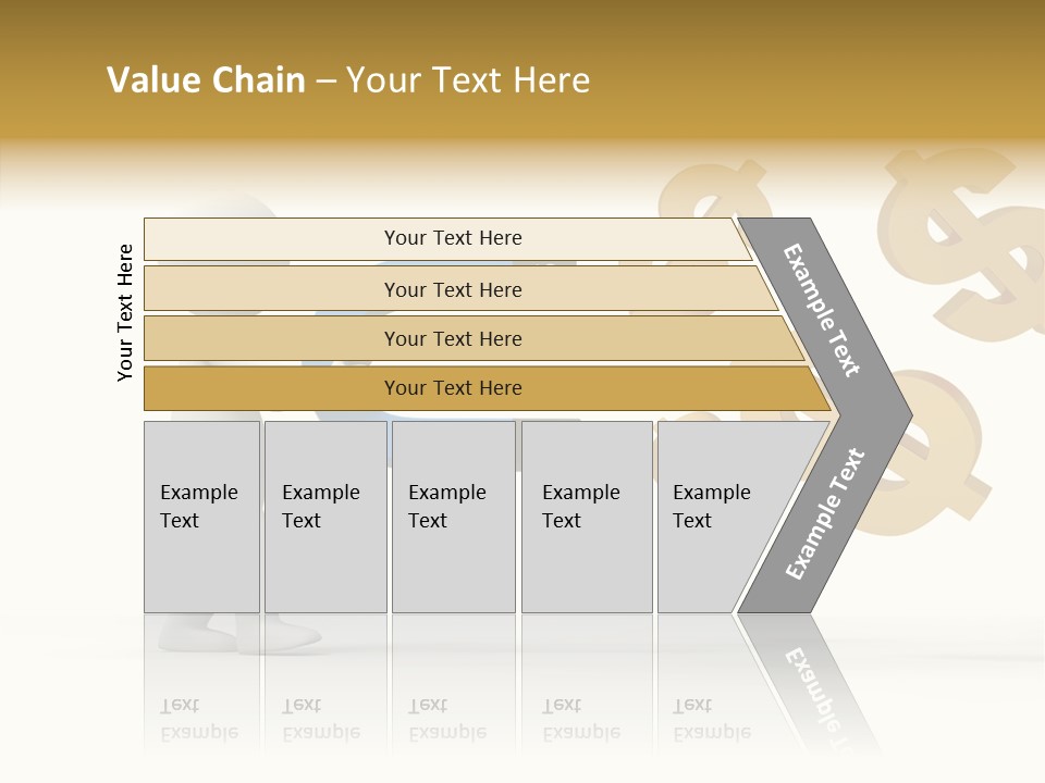 A Person Pushing A Magnet With Dollar Signs Coming Out Of It PowerPoint Template
