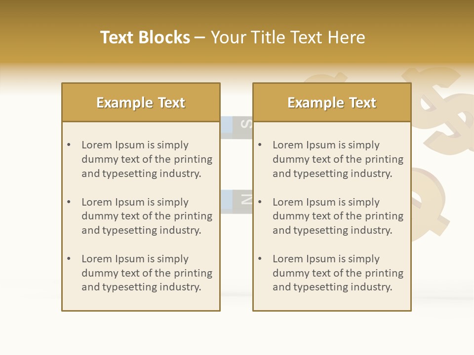 A Person Pushing A Magnet With Dollar Signs Coming Out Of It PowerPoint Template