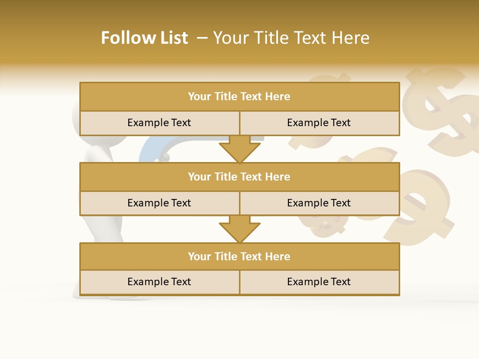 A Person Pushing A Magnet With Dollar Signs Coming Out Of It PowerPoint Template
