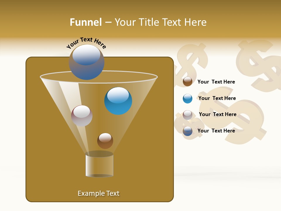 A Person Pushing A Magnet With Dollar Signs Coming Out Of It PowerPoint Template