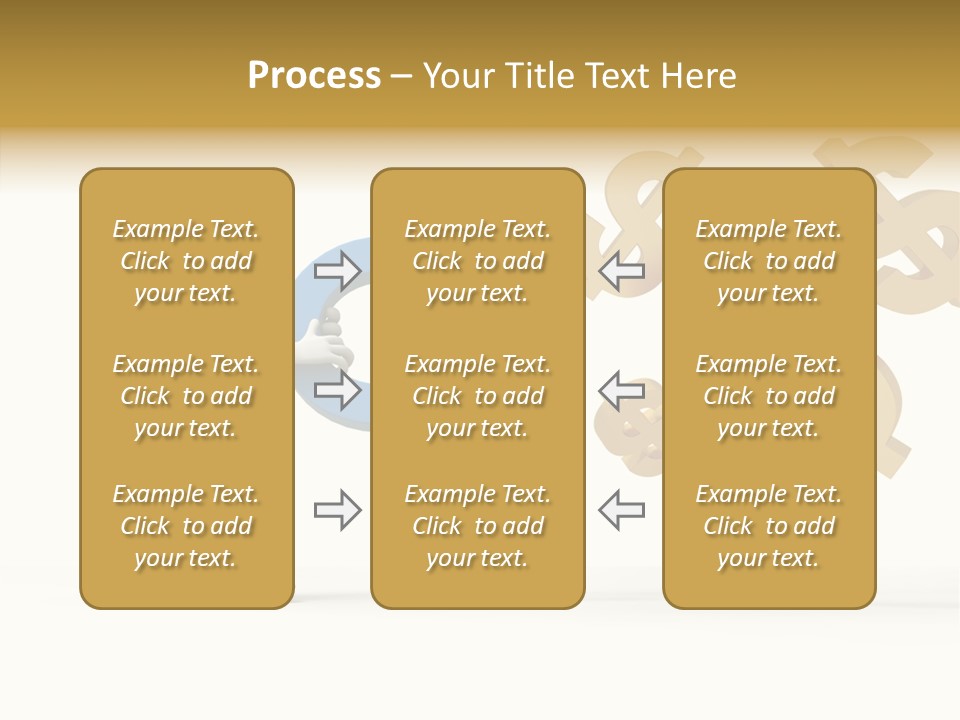 A Person Pushing A Magnet With Dollar Signs Coming Out Of It PowerPoint Template
