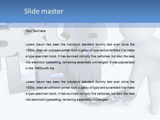 Emotional Fetters Captivity PowerPoint Template