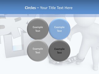 Emotional Fetters Captivity PowerPoint Template