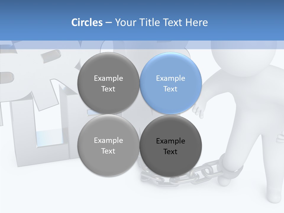 Emotional Fetters Captivity PowerPoint Template