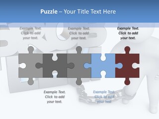 Emotional Fetters Captivity PowerPoint Template