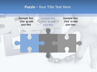 Emotional Fetters Captivity PowerPoint Template