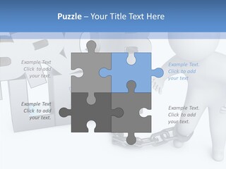 Emotional Fetters Captivity PowerPoint Template