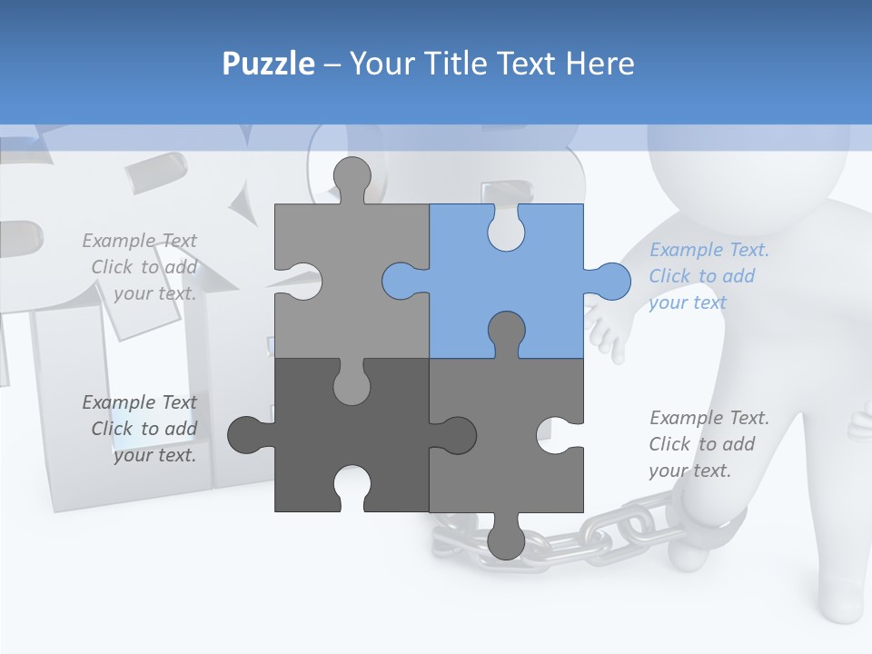 Emotional Fetters Captivity PowerPoint Template