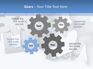 Emotional Fetters Captivity PowerPoint Template