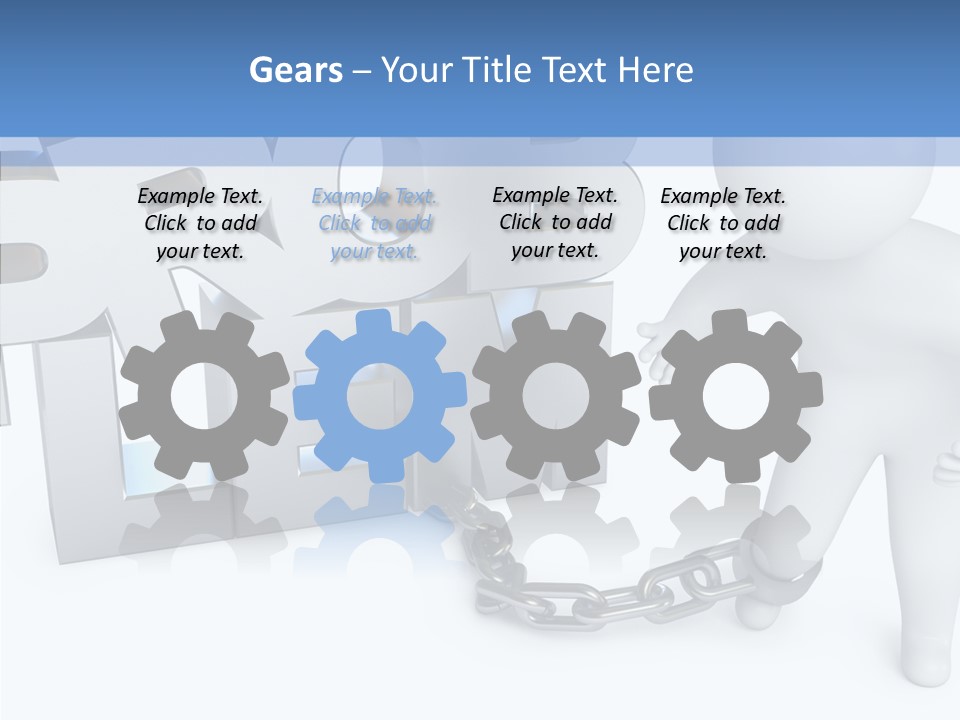 Emotional Fetters Captivity PowerPoint Template