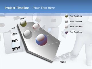 Emotional Fetters Captivity PowerPoint Template