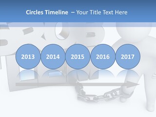 Emotional Fetters Captivity PowerPoint Template