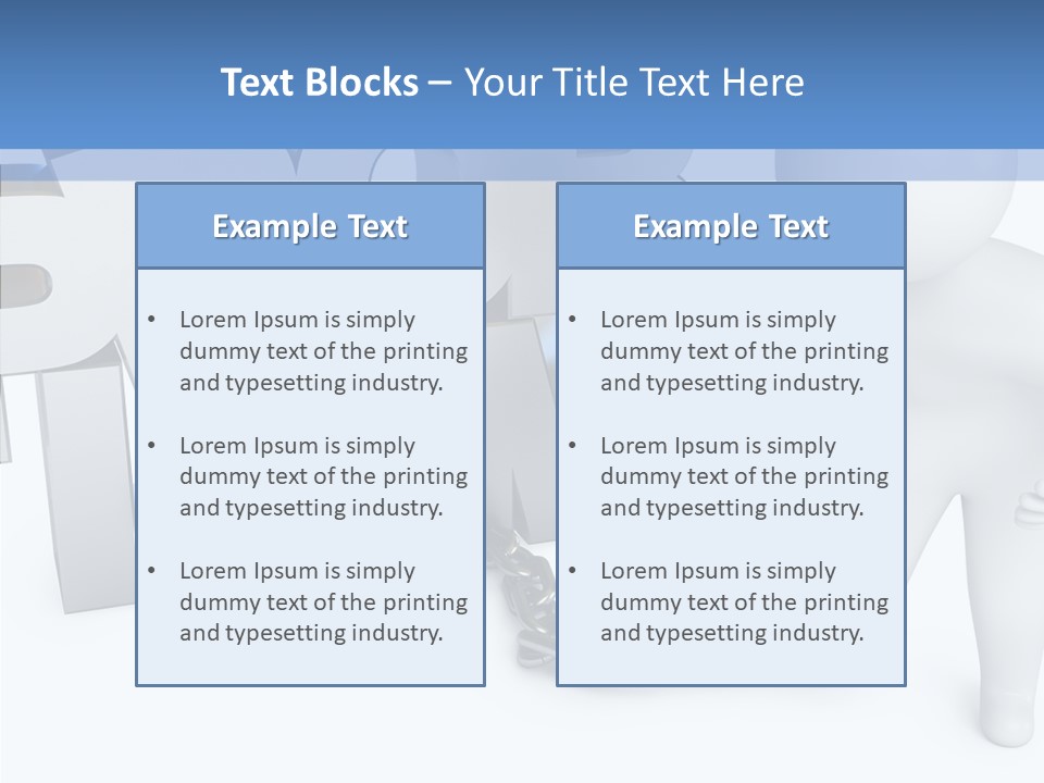 Emotional Fetters Captivity PowerPoint Template