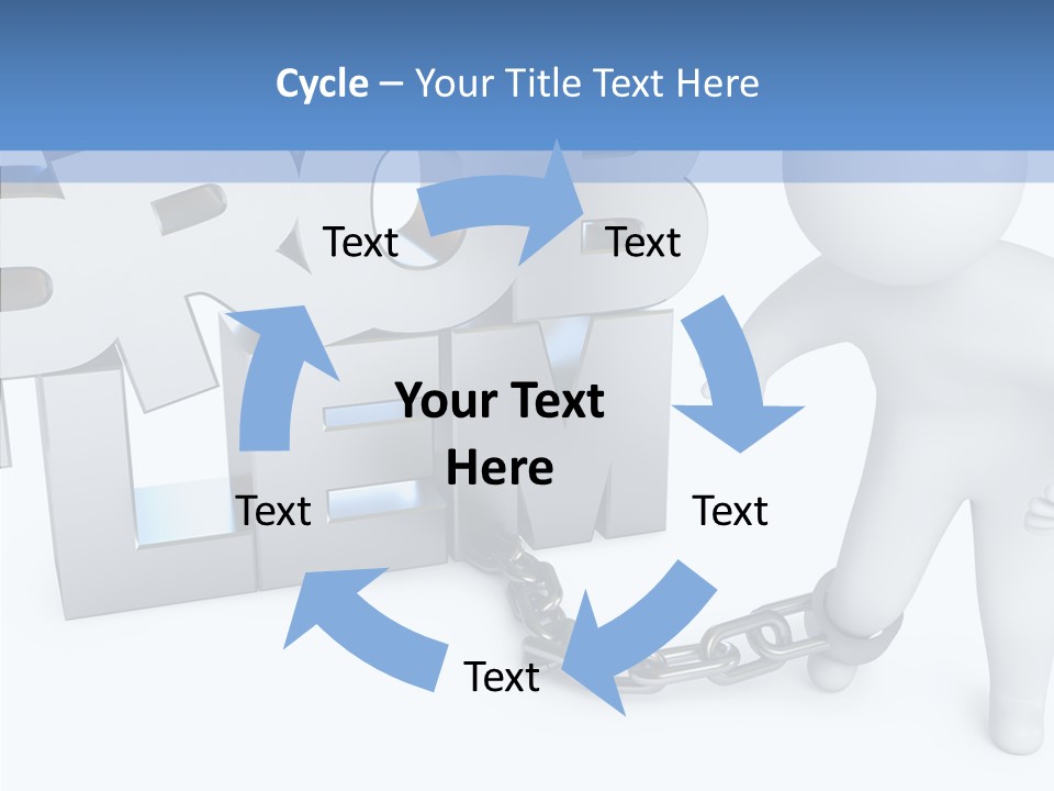 Emotional Fetters Captivity PowerPoint Template