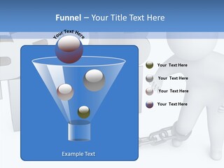 Emotional Fetters Captivity PowerPoint Template
