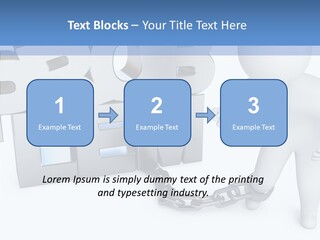 Emotional Fetters Captivity PowerPoint Template