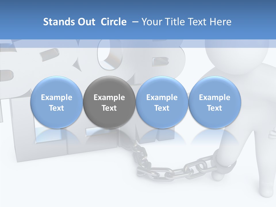 Emotional Fetters Captivity PowerPoint Template