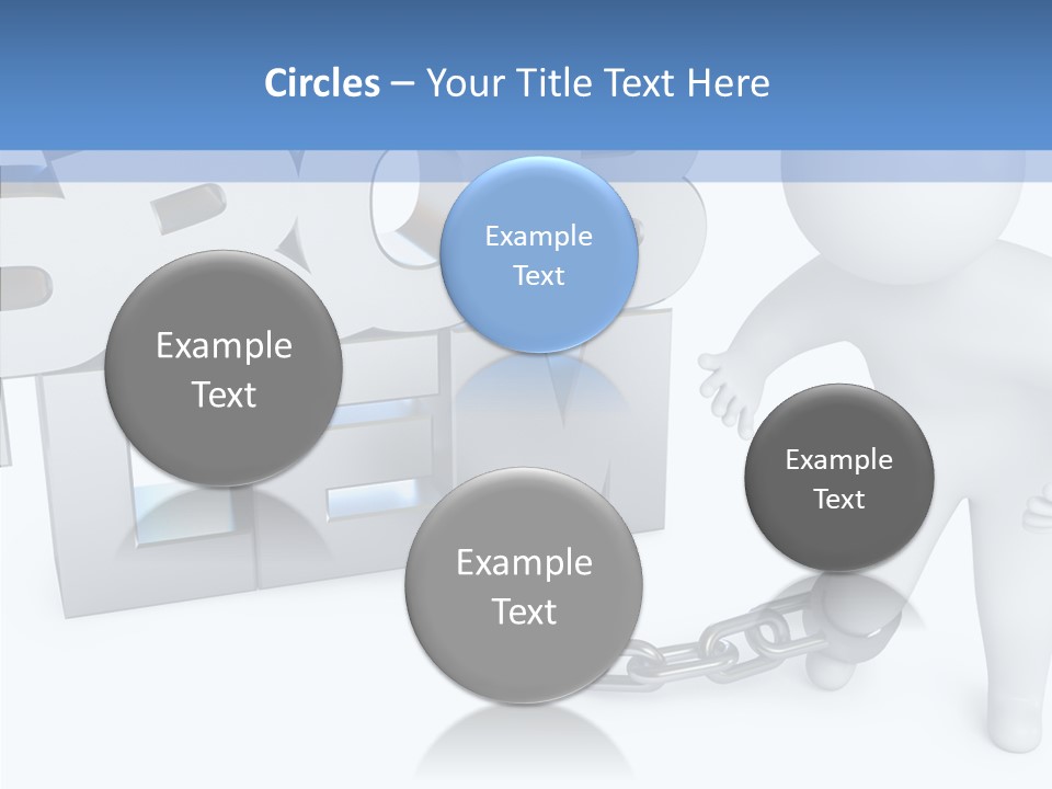 Emotional Fetters Captivity PowerPoint Template