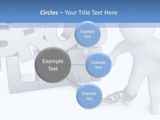 Emotional Fetters Captivity PowerPoint Template