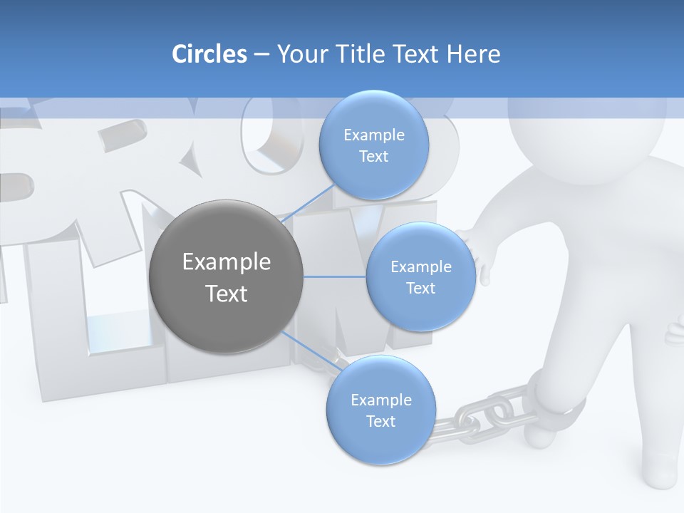 Emotional Fetters Captivity PowerPoint Template