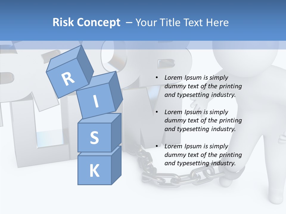 Emotional Fetters Captivity PowerPoint Template