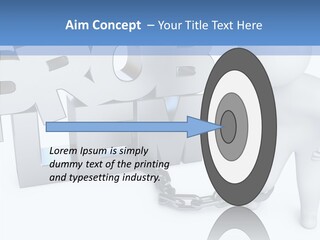 Emotional Fetters Captivity PowerPoint Template