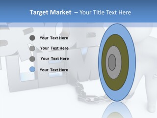Emotional Fetters Captivity PowerPoint Template