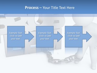 Emotional Fetters Captivity PowerPoint Template