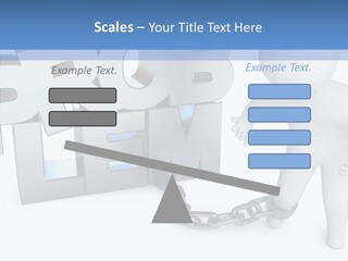 Emotional Fetters Captivity PowerPoint Template