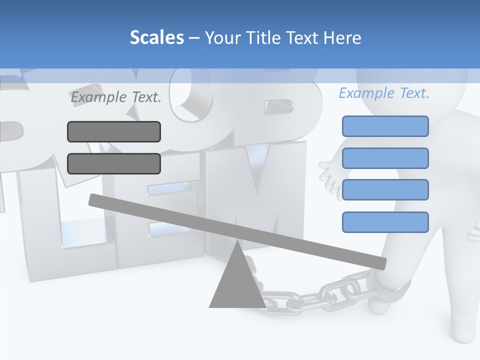 Emotional Fetters Captivity PowerPoint Template