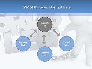 Emotional Fetters Captivity PowerPoint Template