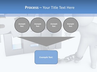 Emotional Fetters Captivity PowerPoint Template