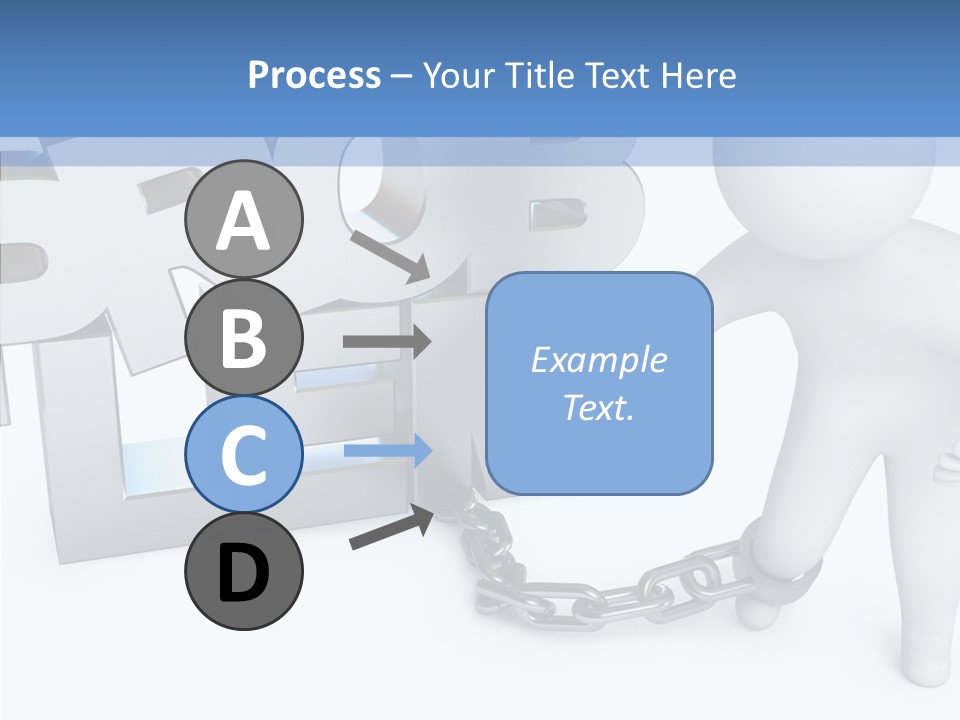 Emotional Fetters Captivity PowerPoint Template