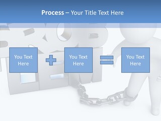 Emotional Fetters Captivity PowerPoint Template