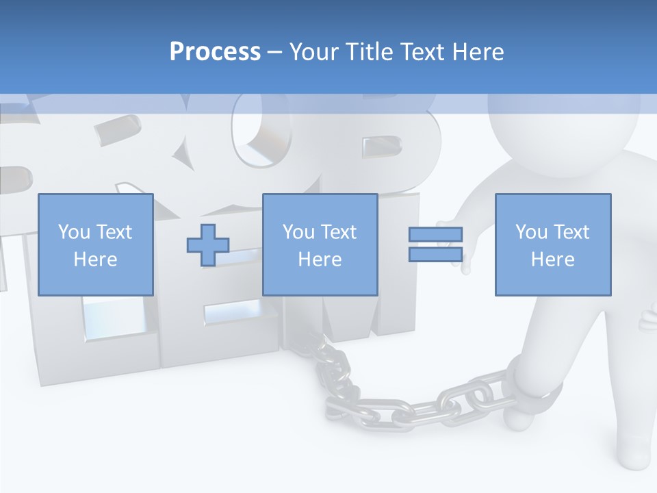 Emotional Fetters Captivity PowerPoint Template