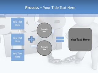 Emotional Fetters Captivity PowerPoint Template