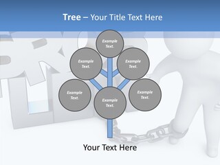 Emotional Fetters Captivity PowerPoint Template