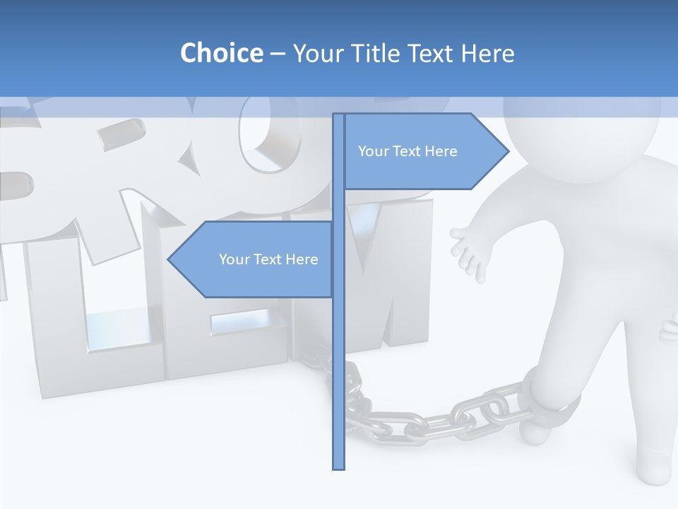 Emotional Fetters Captivity PowerPoint Template