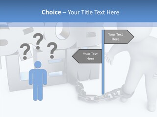 Emotional Fetters Captivity PowerPoint Template