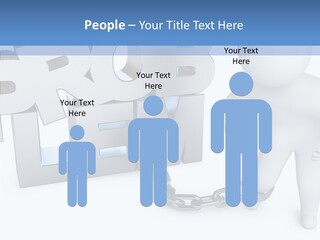 Emotional Fetters Captivity PowerPoint Template