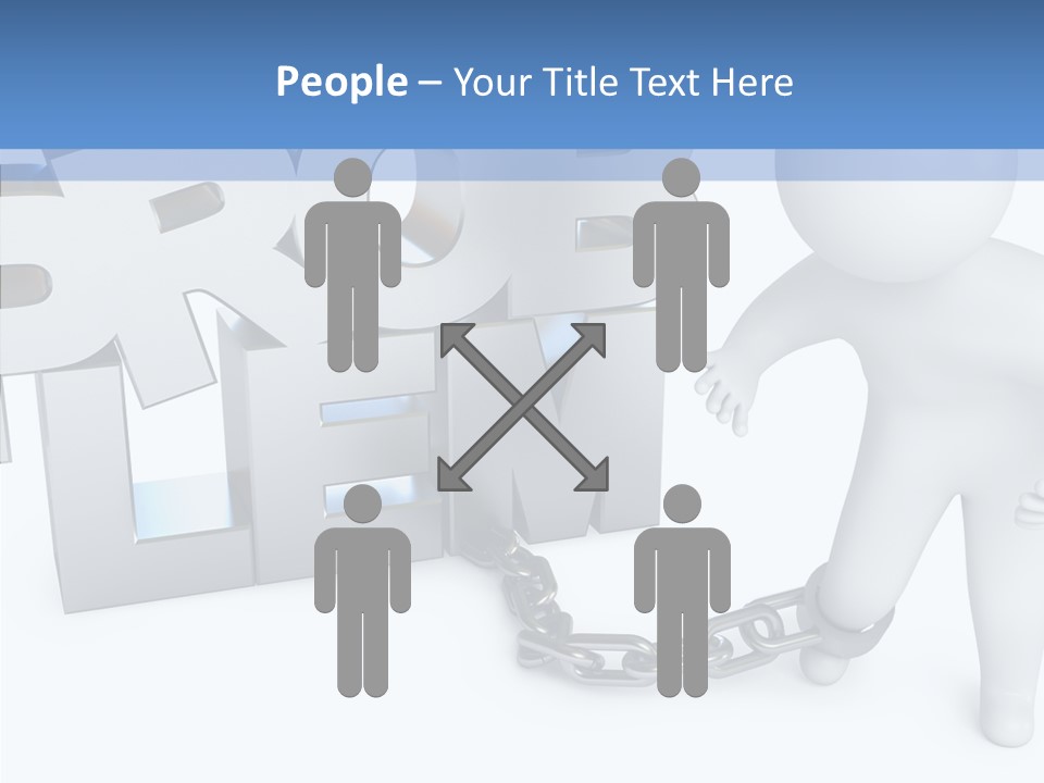 Emotional Fetters Captivity PowerPoint Template