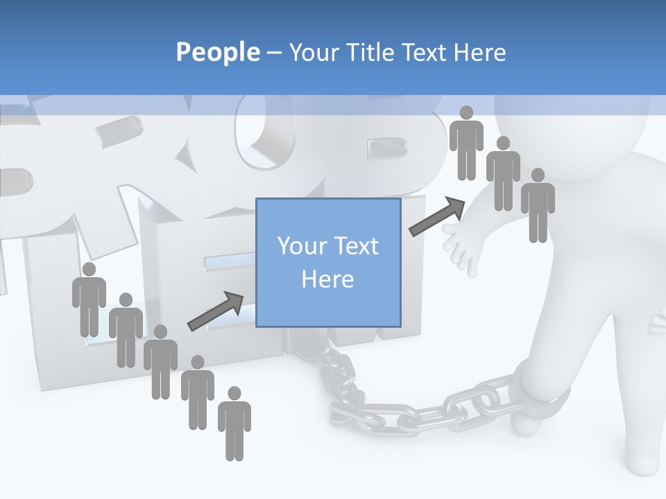 Emotional Fetters Captivity PowerPoint Template