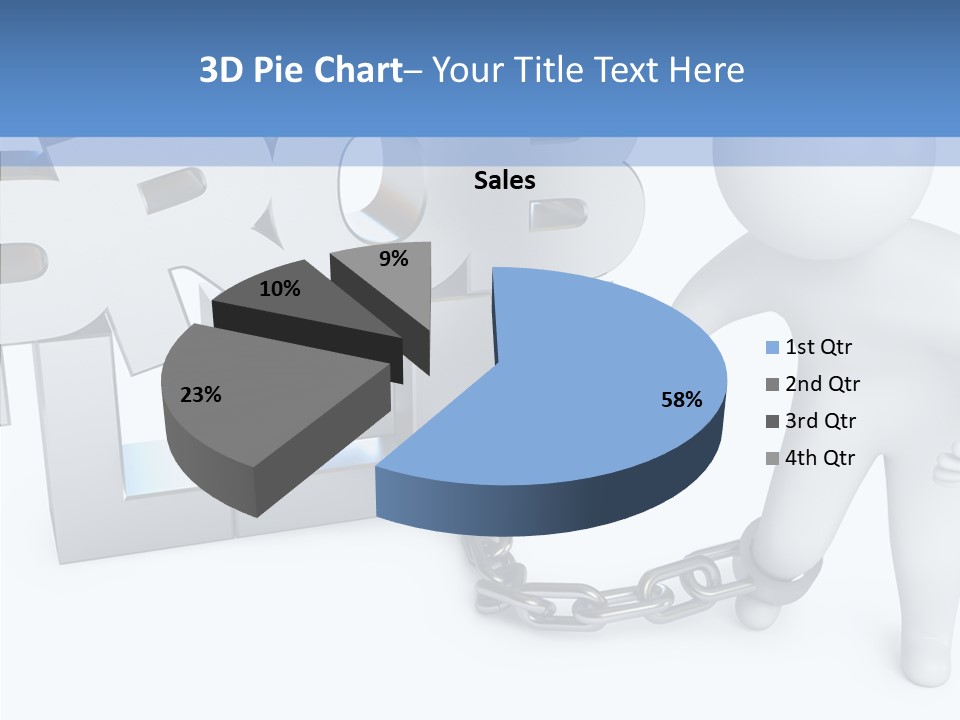 Emotional Fetters Captivity PowerPoint Template
