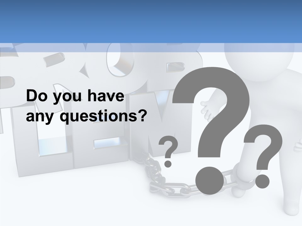 Emotional Fetters Captivity PowerPoint Template