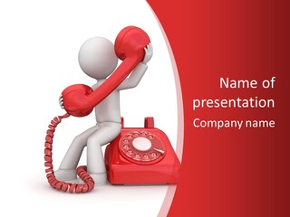 Old Fashioned Character Call PowerPoint Template