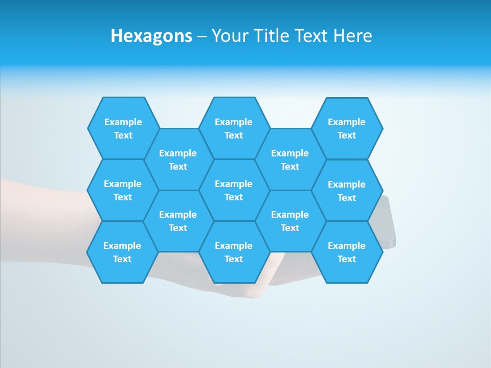 A Person Holding A Cell Phone With A Shopping Cart On It PowerPoint Template