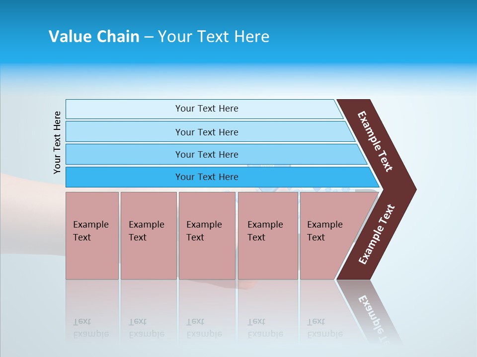 A Person Holding A Cell Phone With A Shopping Cart On It PowerPoint Template